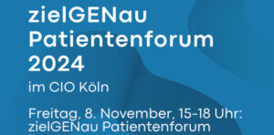 Infobiild Patiententag 2024 - erstellt von zielGENAu e. V.